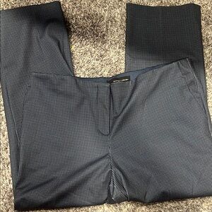 Amanda & Chelsea Blue and Black Houndstooth Pants